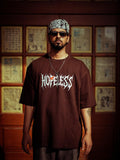 Brown Oversized T-Shirt for Men | 240 GSM Cotton | Strikas - STRIKAS